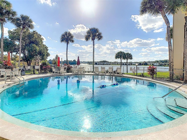 view of pool