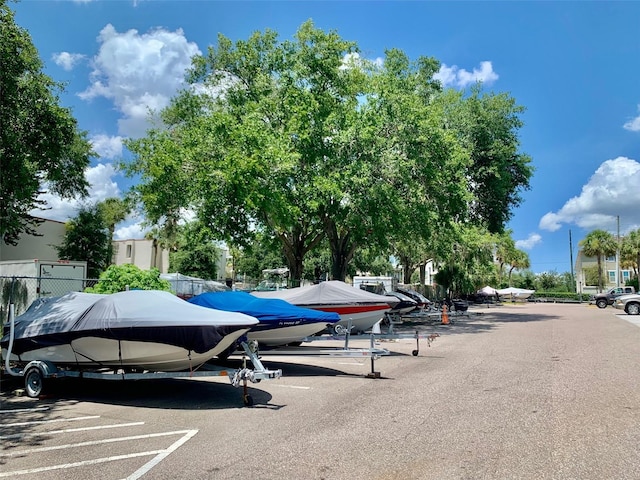 view of parking / parking lot