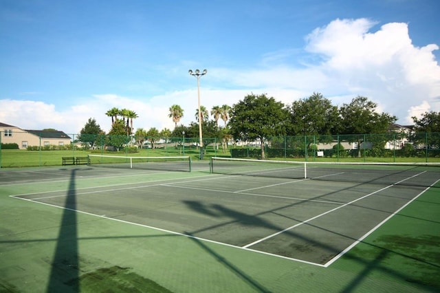 view of sport court with basketball court