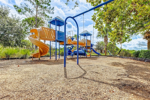 view of play area