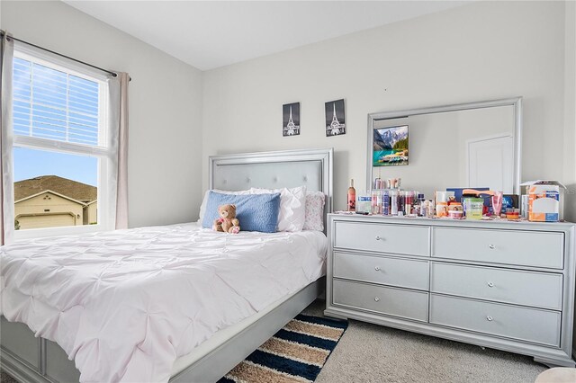 bedroom featuring carpet floors