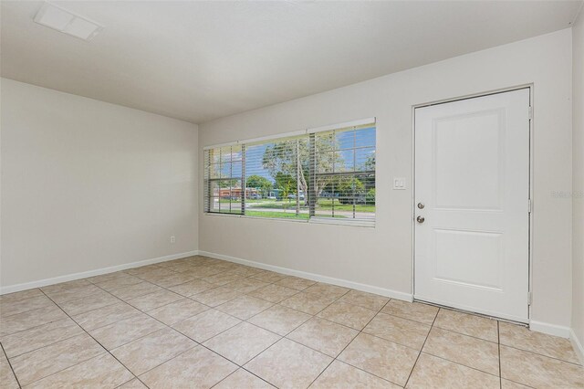 view of tiled entryway