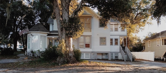 view of victorian house