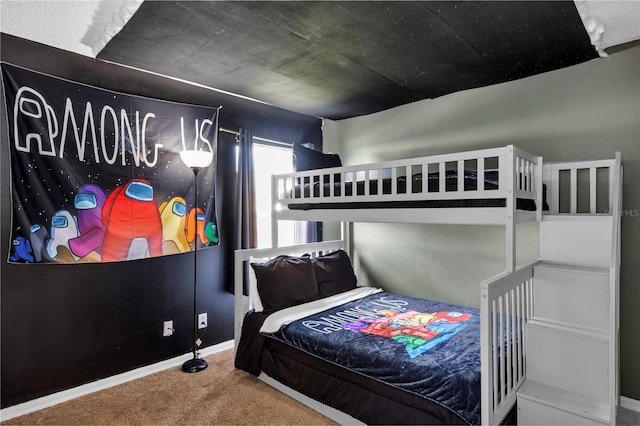 bedroom featuring carpet flooring