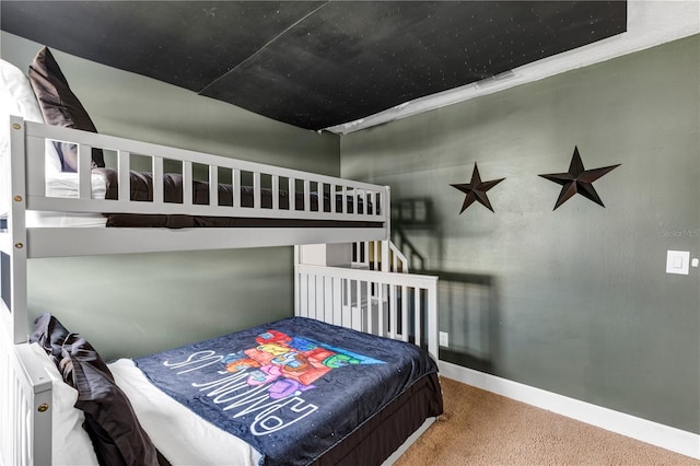 bedroom featuring carpet flooring