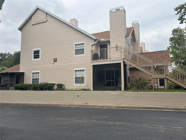 view of rear view of house