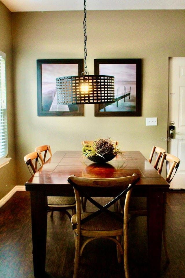 dining area with a wealth of natural light