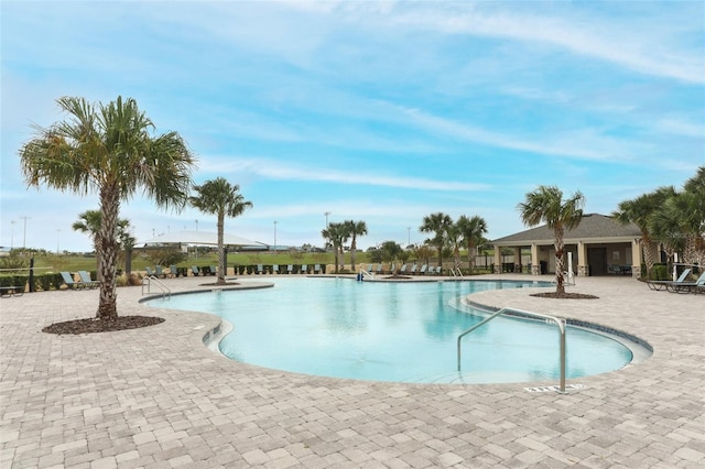 community pool featuring a patio