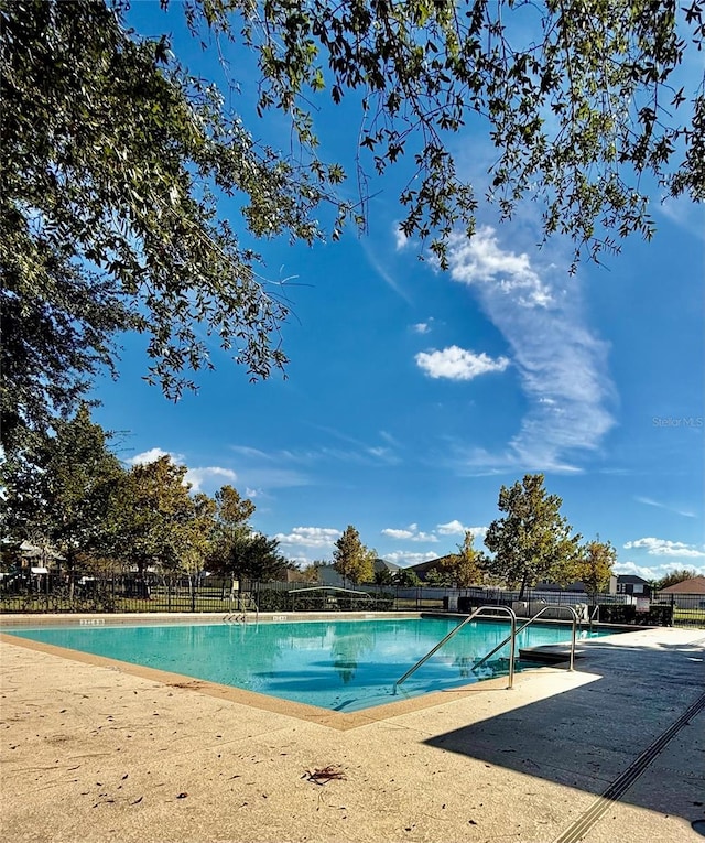 view of pool