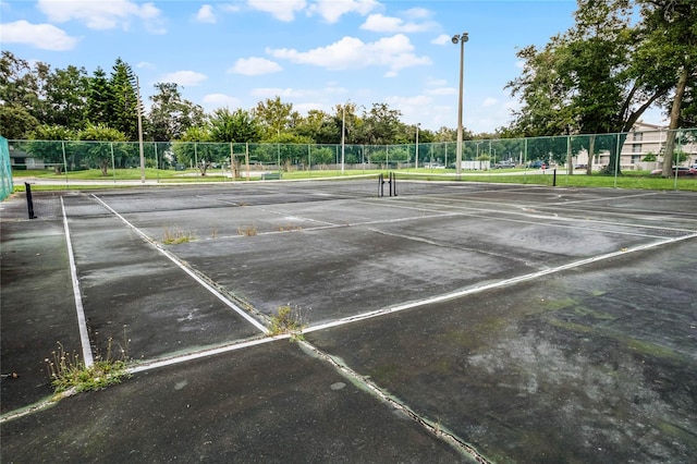 view of sport court