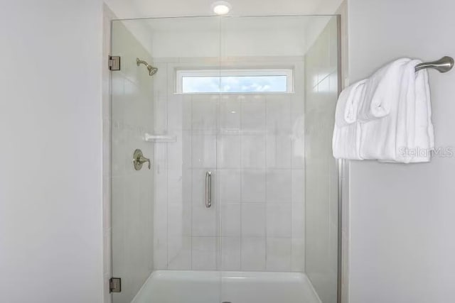 bathroom with walk in shower