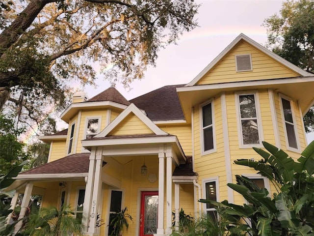 view of front of home