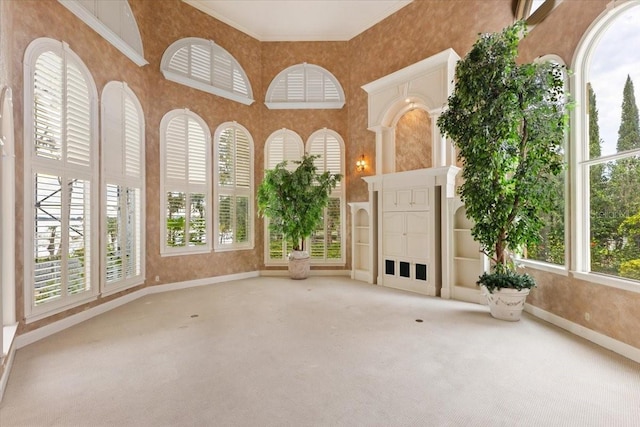 9164 Point Cypress Dr, Orlando, FL 32836 - unfurnished sunroom featuring french doors