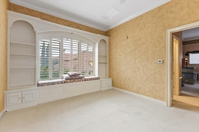 9164 Point Cypress Dr, Orlando, FL 32836 - carpeted empty room with ornamental molding and baseboards