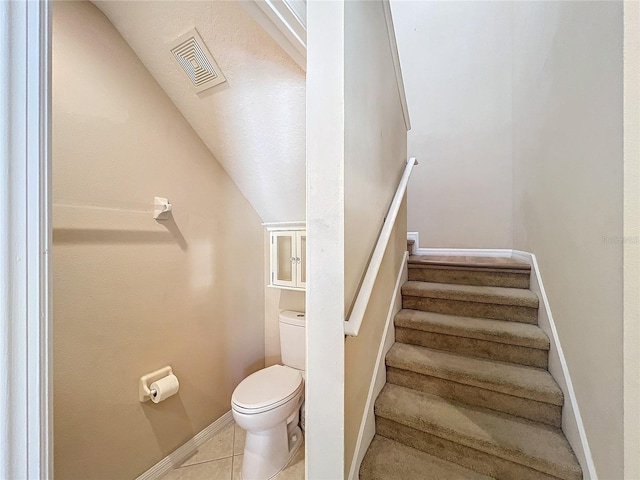 452 Harbor Winds Ct, Winter Springs, FL 32708 - stairs featuring baseboards, visible vents, and tile patterned flooring