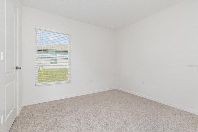 spare room featuring carpet floors