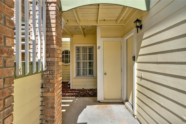 view of property entrance