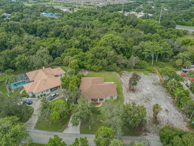 4609 Indian River Dr, Cocoa, FL 32927 - bird's eye view with a forest view