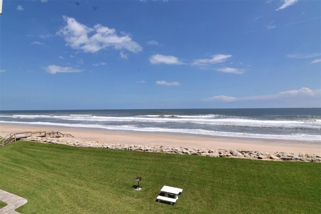 water view featuring a view of the beach