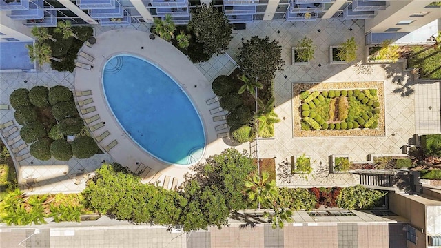 155 S Court Ave Unit 2710, Orlando, FL 32801 - drone / aerial view of a pool area
