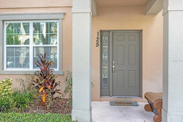 view of entrance to property