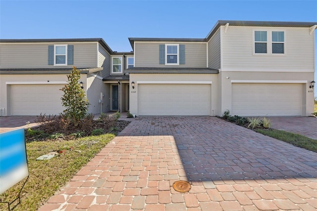 front facade featuring a garage