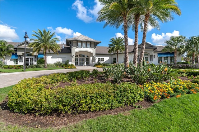 view of front of house featuring french doors