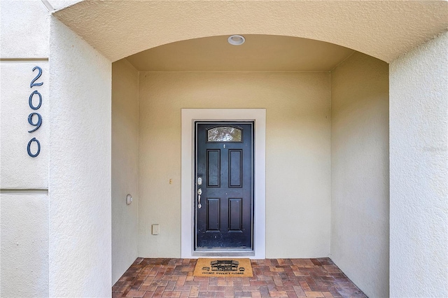 view of entrance to property