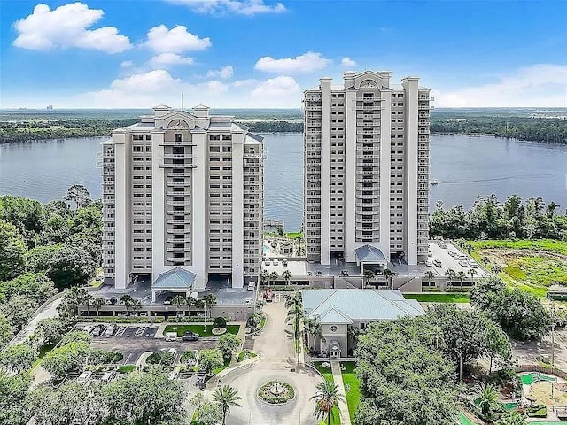 view of property featuring a water view