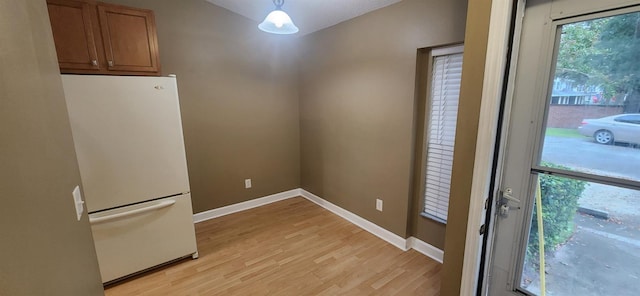 interior space featuring light hardwood / wood-style flooring