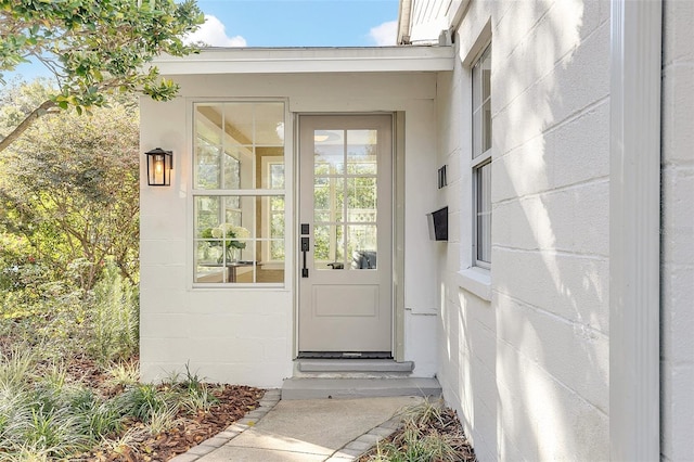 view of entrance to property