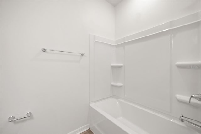 bathroom featuring bathing tub / shower combination