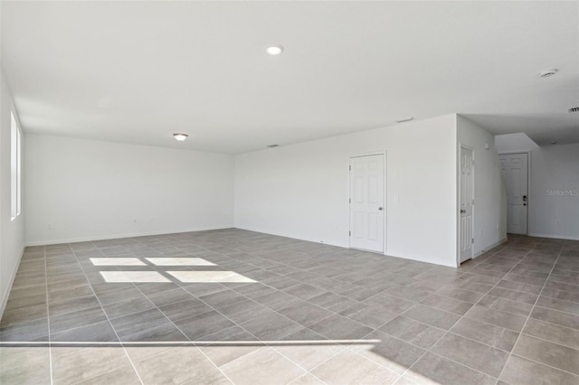 view of tiled empty room