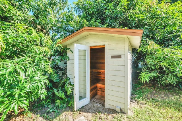 view of outbuilding