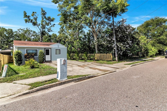 view of front of home