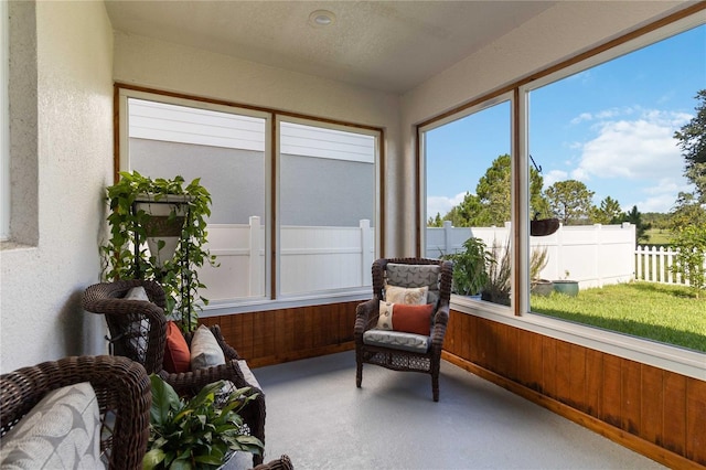 sunroom featuring a healthy amount of sunlight