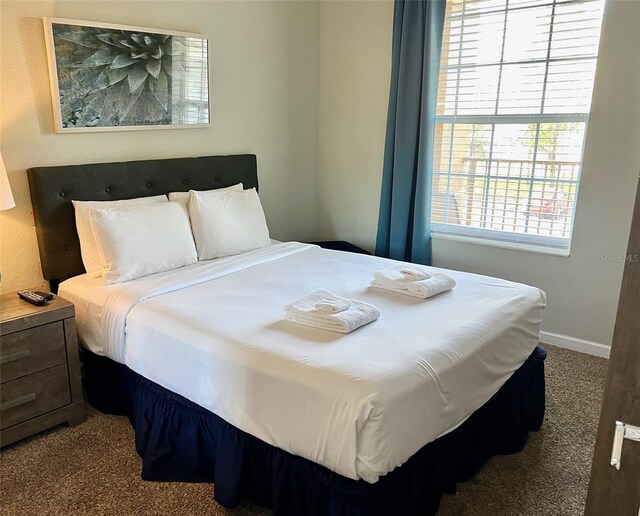 bedroom featuring carpet floors