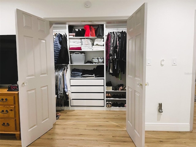 view of closet