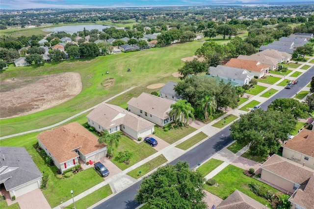 2366 Prairie Dunes, Clermont, FL 34711 - aerial view featuring view of golf course, a water view, and a residential view