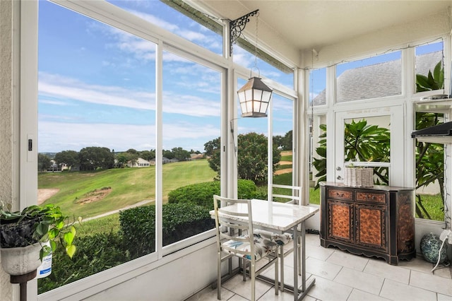 2366 Prairie Dunes, Clermont, FL 34711 - sunroom / solarium with golf course view