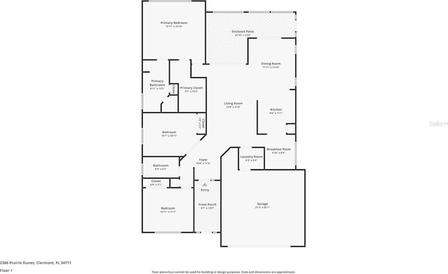 2366 Prairie Dunes, Clermont, FL 34711 - plan