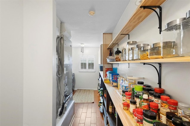 115 Marcy Blvd, Longwood, FL 32750 - kitchen with open shelves and wood finished floors