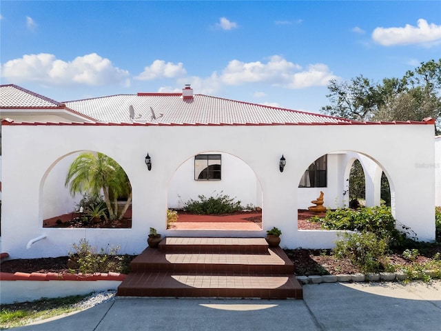 view of front of home