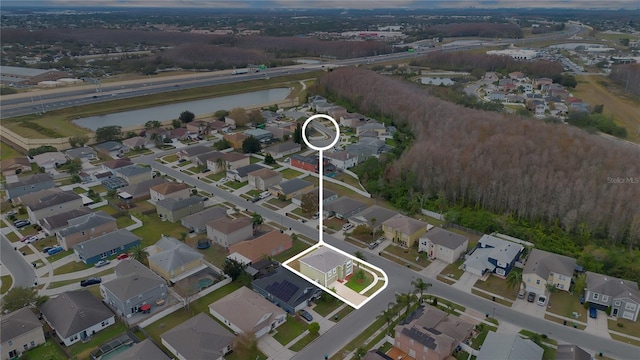 drone / aerial view