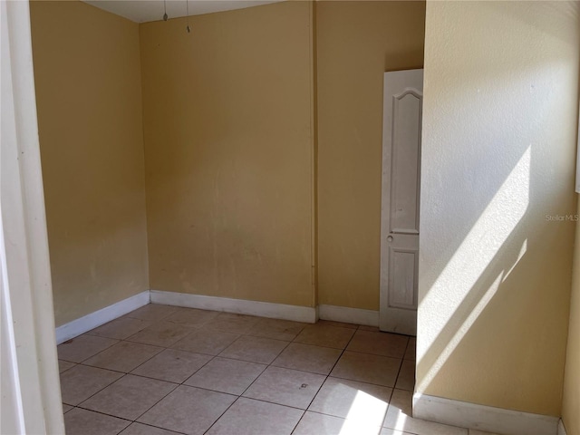 view of tiled empty room