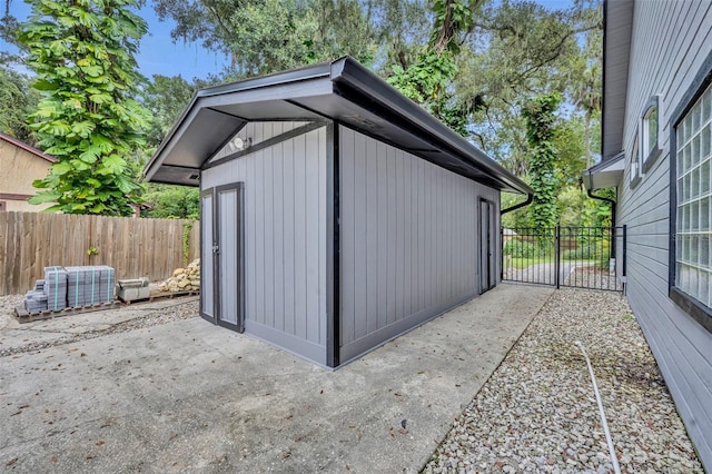 view of outbuilding