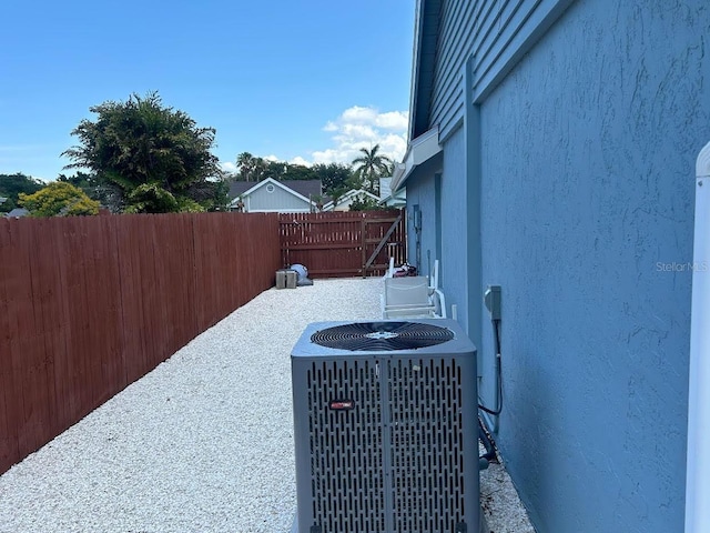 view of patio with central AC unit