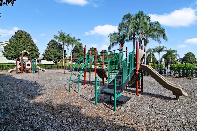 view of play area