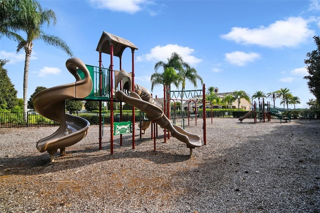 view of play area