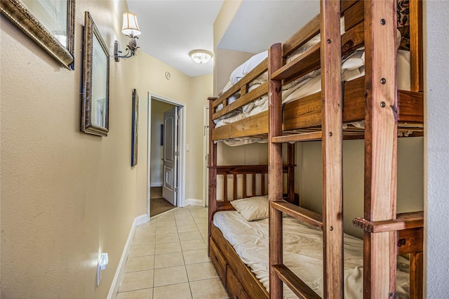 view of tiled bedroom